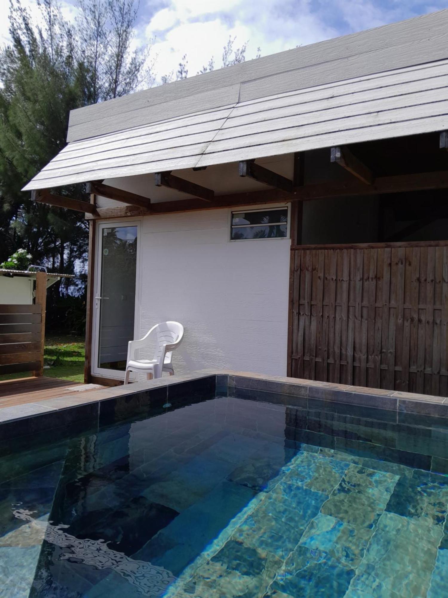 Mara'Ai Le Spot Tubuai Chambre Triple Taahueia Deluxe Sdb Privee Avec Piscine Mataura Kültér fotó