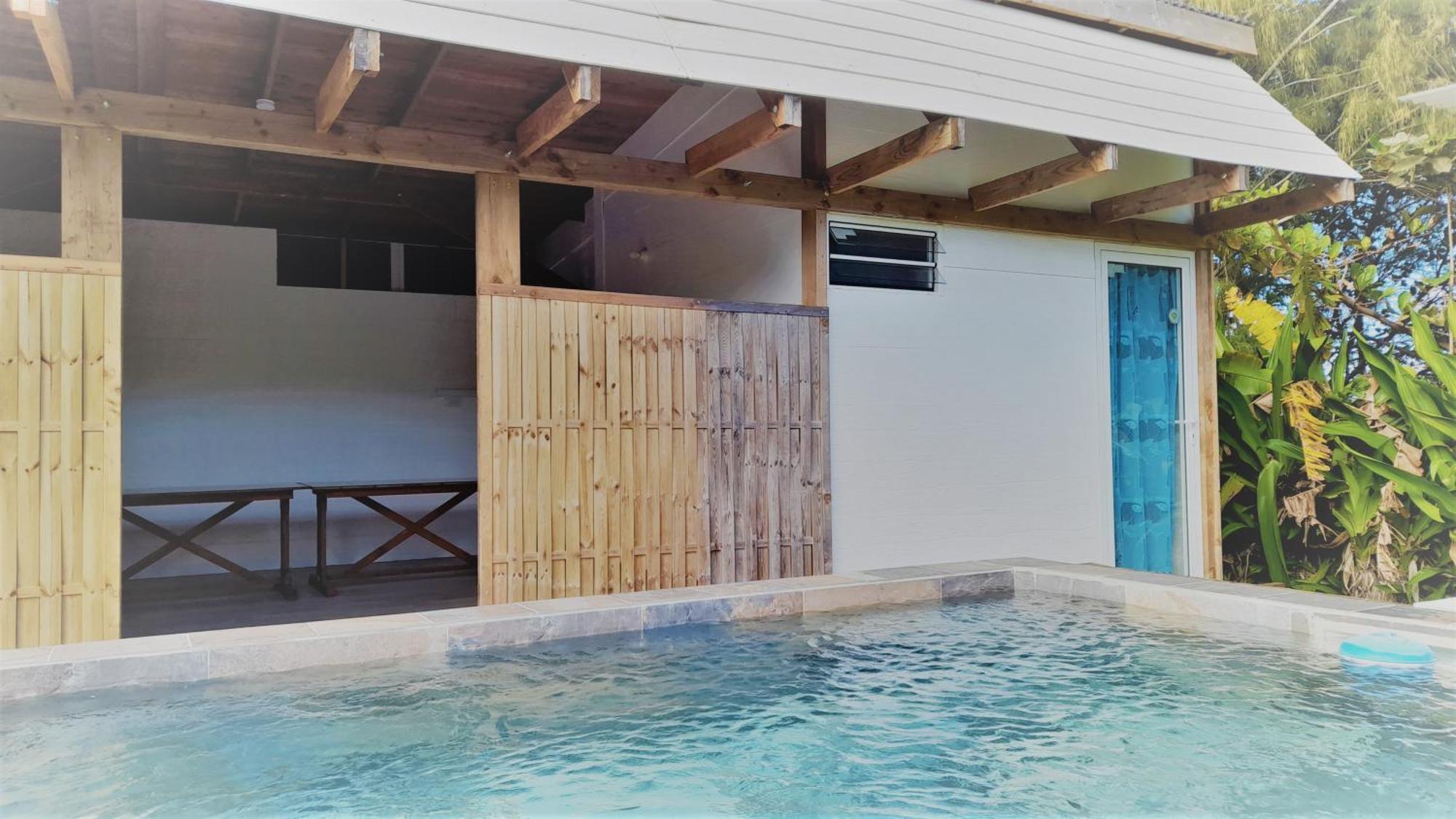Mara'Ai Le Spot Tubuai Chambre Triple Taahueia Deluxe Sdb Privee Avec Piscine Mataura Kültér fotó